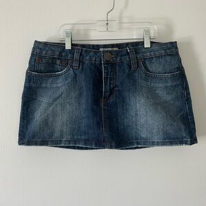 Denim Mini Skirt